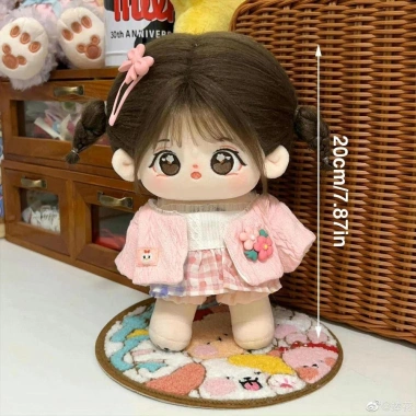 Flazea Búp Bê Cotton 20cm Kawaii - Quần áo vải mắt lớn, thay đổi trang phục, bộ sưu tập quà tặng, giá ưu đãi 116.270 VND