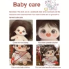 Flazea Búp Bê Cotton 20cm Kawaii - Quần áo vải mắt lớn, thay đổi trang phục, bộ sưu tập quà tặng, giá ưu đãi 116.270 VND 3