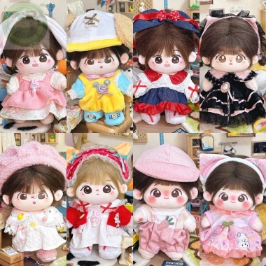 Flazea Búp Bê Dress Up 20cm Cotton BJD - Mũ, Băng Đô, Quà Tặng Đồ Chơi Sang Trọng 76.890₫