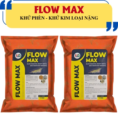 FLOW MAX Xử lý Phèn & Kim Loại Nặng trong Ao Nuôi - Giảm giá 170k, Hiệu suất cao