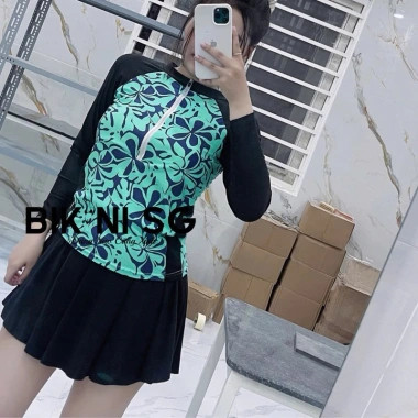 ( Form To) Áo bơi nữ big size khoá kéo kín đáo chống nắng SG Bikini and Sport BST CC 2025 4