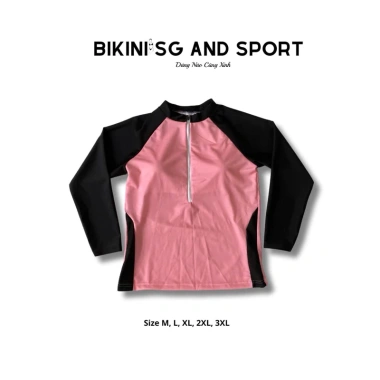 ( Form To) Áo bơi nữ big size khoá kéo kín đáo chống nắng SG Bikini and Sport BST CC 2025 16
