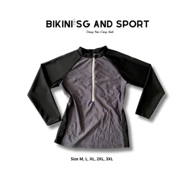 ( Form To) Áo bơi nữ big size khoá kéo kín đáo chống nắng SG Bikini and Sport BST CC 2025 20