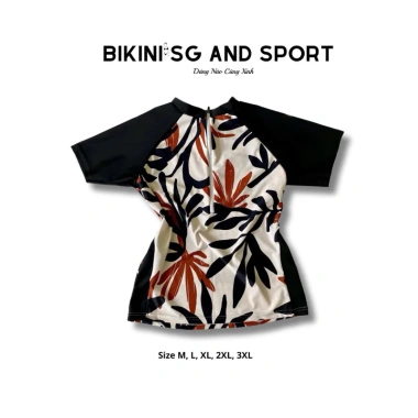 ( Form To) Áo bơi nữ big size khoá kéo kín đáo chống nắng SG Bikini and Sport BST CC 2025 21