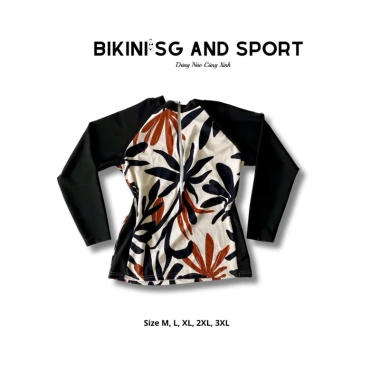 ( Form To) Áo bơi nữ big size khoá kéo kín đáo chống nắng SG Bikini and Sport BST CC 2025 22