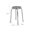 [FREESHIP] Ghế inox Super QUI PHÚC combo 10 ghế, sáng bóng, chịu lực 120kg, chân chống trượt 8
