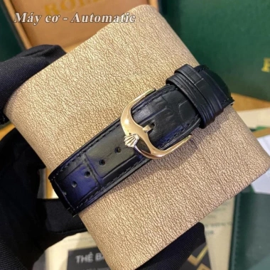 Fullbox Đồng hồ Nam Rolex Automatic 6 mặt đen viền vàng đính đá 40mm Giá ưu đãi 2,35 triệu