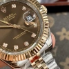 Fullbox Đồng hồ nam Rolex Automatic Classic nâu cafe 38/41mm Giá 2.560.928₫ 4
