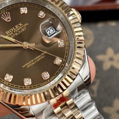Fullbox Đồng hồ nam Rolex Automatic Classic nâu cafe 38/41mm Giá 2.560.928₫