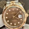 Fullbox Đồng hồ nam Rolex Automatic Classic nâu cafe 38/41mm Giá 2.560.928₫ 6