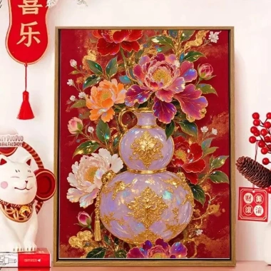 Fulu Trung Hoa Chữ Thập 2.026 Thêu Full, Chất Liệu Bán Thành Phẩm, Giá 316,648 VND