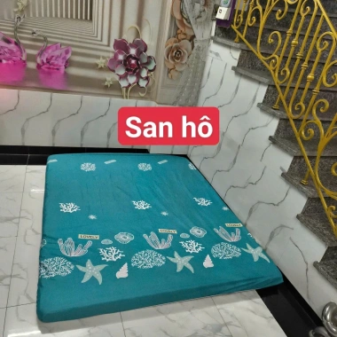 Ga chống thấm cotton an toàn bé mẫu cá voi xanh - Giá tại xưởng 97.960₫ 9