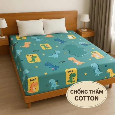 Ga Chống Thấm Cotton Bọc Đệm 2-10cm Đủ Kích Thước Mềm Mịn Mẫu Kuromi Tím Giá Ưu Đãi 3