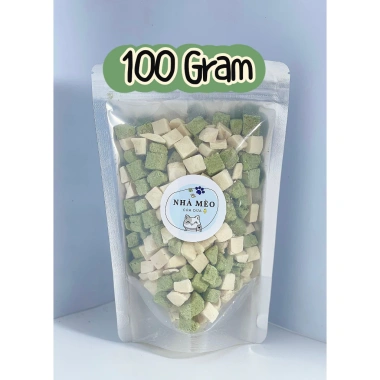 Gà viên sấy mix rau xanh và thịt sấy, siêu bổ cho chó mèo, giá ưu đãi 36.200đ 8