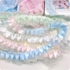 Gạc Chiffon Đàn Hồi Pleated Ribbon DIY Vớ Còng Trang Trí Lolita Búp Bê Giá 33.296 VND 5