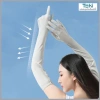 Găng Tay Chống Nắng Dài Tay Nữ Vải Lụa Lạnh Thoáng Mát, Bảo Vệ Cánh Tay Đi Xe