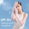Găng Tay Chống Nắng Dài Tay Nữ Vải Lụa Lạnh Thoáng Mát, Bảo Vệ Cánh Tay Đi Xe 2
