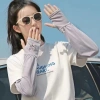 Găng tay chống nắng xỏ ngón lụa viscose mềm mại, thoáng mát - Giá 29.900₫