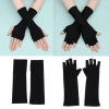 Găng tay dài đen trắng cho lái xe & đạp xe - An toàn, thoải mái, giá chỉ 50.976₫ 9