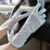Găng tay đi nắng hở ngón chống trượt, bao kín, UV, thời trang mùa hè nữ lái xe 4