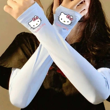 Găng tay Hello Kitty thoáng khí, chống nắng – Phù hợp cho kỳ nghỉ và đi xe đạp