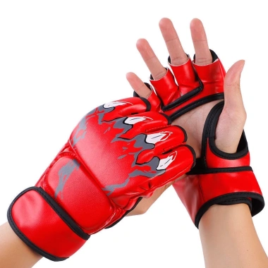 Găng tay hở ngón boxing nam nữ chuyên dụng - Đấm bốc MMA UFC, giảm giá 65.851 VND