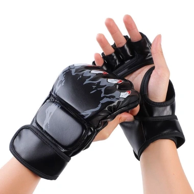 Găng tay hở ngón boxing nam nữ chuyên dụng - Đấm bốc MMA UFC, giảm giá 65.851 VND