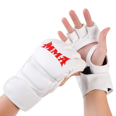 Găng tay hở ngón boxing nam nữ chuyên dụng - Đấm bốc MMA UFC, giảm giá 65.851 VND