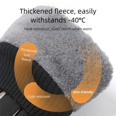 Găng Tay HYCEO mùa đông chống gió, lạnh, cảm ứng dày, thấm nước cho xe máy và leo núi - 189k