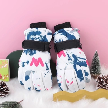 Găng tay lông cừu nam nữ lót cotton dày, chống thấm, giữ ấm xe đạp và trượt tuyết - 185.290 VND 10