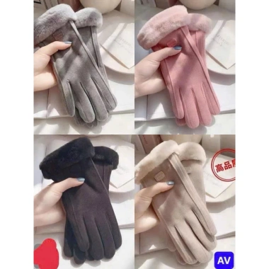Găng tay nỉ cổ lông ấm áp, sang chảnh, giá chỉ 43.000 VND khuyến mãi đặc biệt