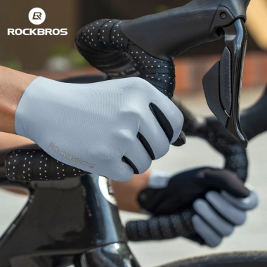 Găng tay Rockbros full ngón SBR MTB - Chống sốc nhẹ, cảm ứng, không trơn trượt - 291,060₫