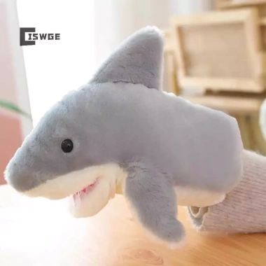 Găng tay rối tay 22cm - Đồ chơi sang trọng Động vật, mở miệng, Quà sinh nhật trẻ em CISWGE