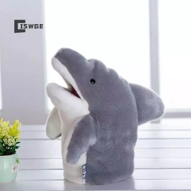 Găng tay rối tay 22cm - Đồ chơi sang trọng Động vật, mở miệng, Quà sinh nhật trẻ em CISWGE