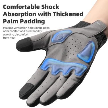 Găng Tay Xe Đạp Rockbros Ấm Áp Thoáng Khí Chống Sốc Chống Trơn Trượt MTB & Đường Bộ 8