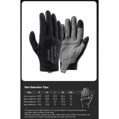 Găng Tay Xe Đạp Rockbros Ấm Áp Thoáng Khí Chống Sốc Chống Trơn Trượt MTB & Đường Bộ 9