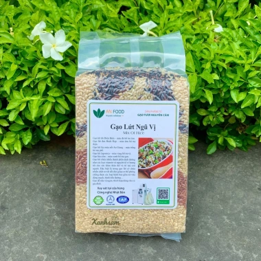 Gạo Lứt Tam Vị 1kg OG Food XanhSam Organic - Giá 57.200₫, Dinh Dưỡng, Tinh Khiết, Thơm Ngon