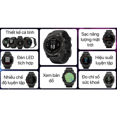 Garmin Fenix 7 Pro - Đồng hồ thể thao thông minh sức khỏe bảo hành 24 tháng 1 đổi 1 15 ngày giá 18,350,000 VND 2