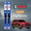 Gạt mưa Bosch Aerofit Toyota Highlander 2.008-2.018 & 2.019-nay - Lưỡi mềm êm sạch, Chân móc U, Size 26"-20"/18", Giá 298.800₫