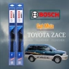 Gạt mưa Toyota Zace 1.998-2.005 Bosch Aerofit lưỡi mềm êm sạch, chân móc U, size lái 20in - phụ 18in - Giá ưu đãi 298.800₫