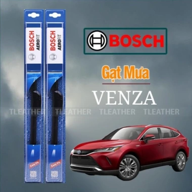 Gạt mũi Toyota Venza 2.009-2.014 Bosch Aerofi lưỡi mềm, chân móc U - 22 inch lái, 16 inch phụ, giảm giá 298.800₫