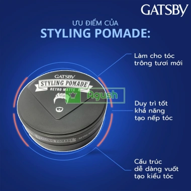 Gatsby Pomade Nước Vuốt Tóc Khô 75g Matte Tạo Kiểu Không Bóng Giá Rẻ 258.000 VND 6