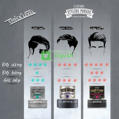Gatsby Pomade Nước Vuốt Tóc Khô 75g Matte Tạo Kiểu Không Bóng Giá Rẻ 258.000 VND 7