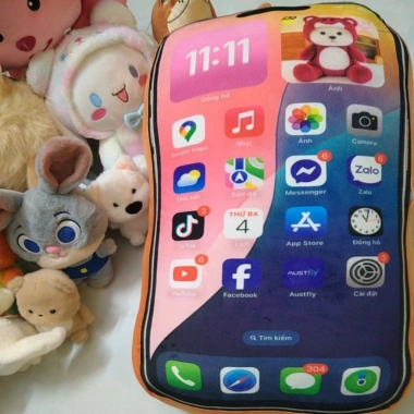 Gấu bông iPhone 17 Pro Max 3D cao cấp 70cm - Quà tặng đáng yêu, giảm giá 69.000₫ 3 Gấu bông iPhone 17 Pro Max 3D cao cấp 70cm - Quà tặng đáng yêu, giảm giá 69.000₫ 3