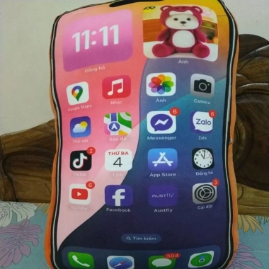 Gấu bông iPhone 17 Pro Max 3D cao cấp 70cm - Quà tặng đáng yêu, giảm giá 69.000₫ 4 Gấu bông iPhone 17 Pro Max 3D cao cấp 70cm - Quà tặng đáng yêu, giảm giá 69.000₫ 4