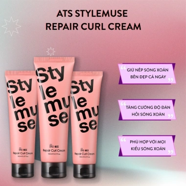 Gel ATS 150ml - Tạo Kiểu Tóc Uốn Xoăn, Gel Mềm Không Bết Dính, Giữ Nếp Tự Nhiên