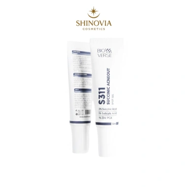 Gel Chấm Mụn Bioverse S311 Succinic Acneout 10ml - Gom Cồi, Dịu Sưng, Giá 149k
