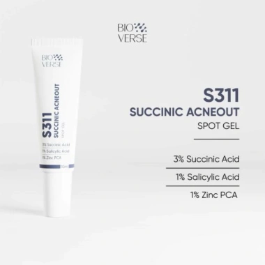 Gel Chấm Mụn Bioverse S311 Succinic Acneout 10ml - Gom Cồi, Dịu Sưng, Giá 149k