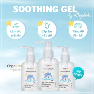 Gel dưỡng ẩm Orgabebe Soothing 150ml - Làm dịu, cấp nước cho bé, chỉ 99.000₫
