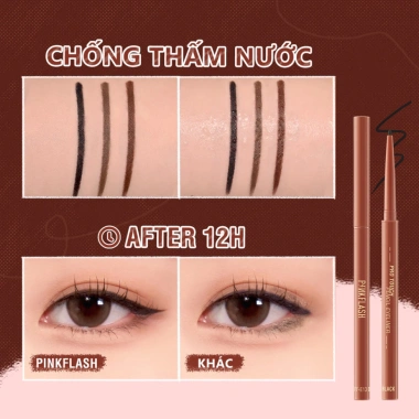 Gel kẻ mắt PINKFLASH E13 Rosslyn chính hãng - Chống thấm nước, lâu trôi 0.1g 6